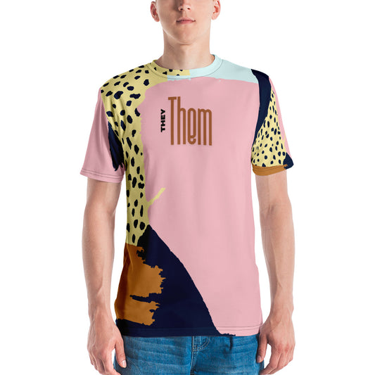 They/Them Cheetah Gender Neutral t-shirt