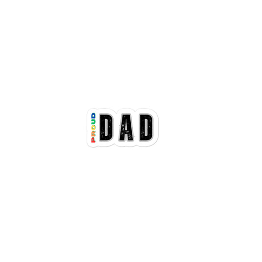 Proud Dad Bubble-free stickers
