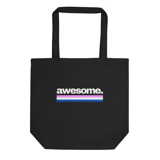 Awesome. Trans Pride Flag Eco Tote Bag