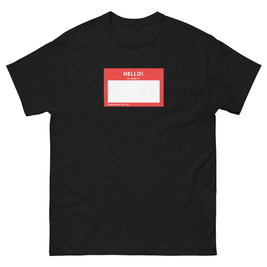 Hello My Name Is: Ze / Zir / Zirs classic tee