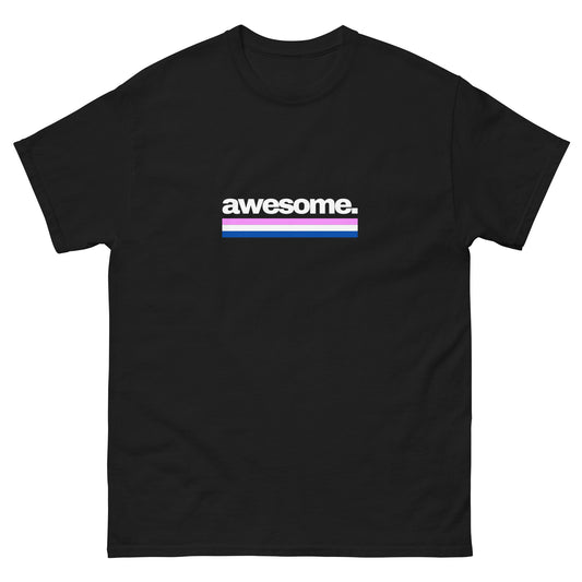 Awesome. Trans Pride Flag classic tee