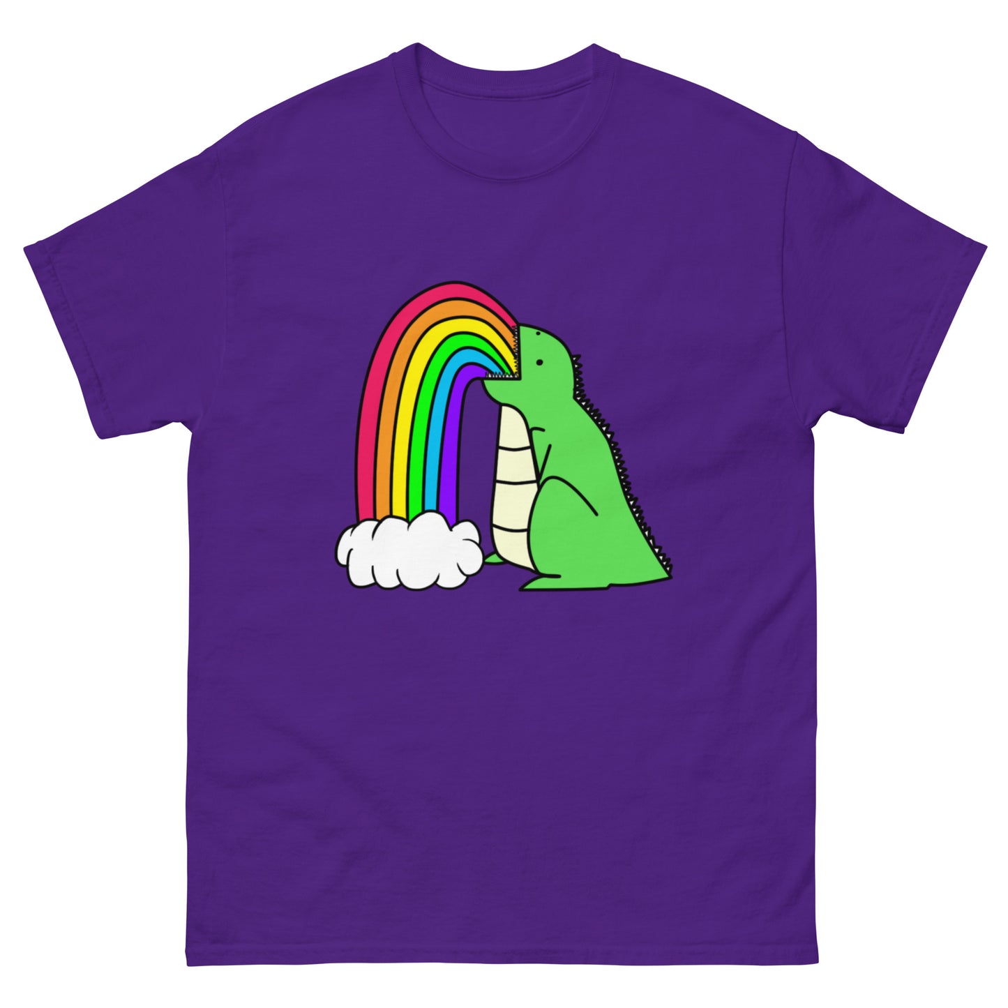 Rainbow Dino classic tee