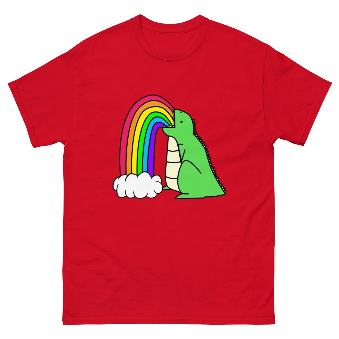 Rainbow Dino classic tee